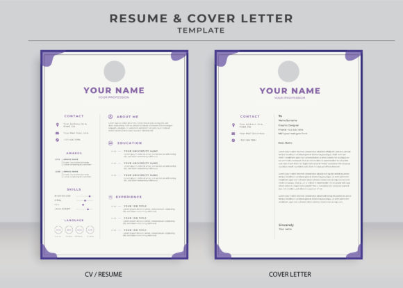 Download Resume and Cover Letter Template - Resume and cover letter template Collection