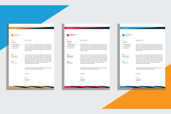 Download Letterhead or Resume CV Template. - Cv template Collection